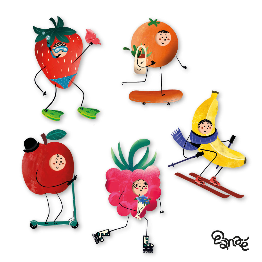 Autocollants Fruits