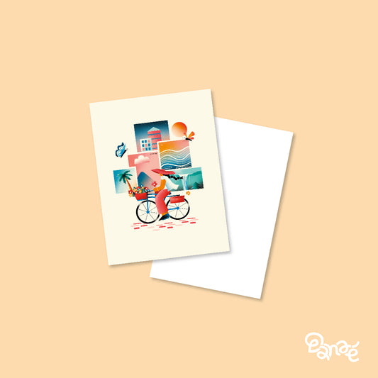 Carte Souvenirs de Voyages