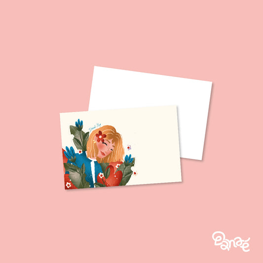 Carte En fleurs