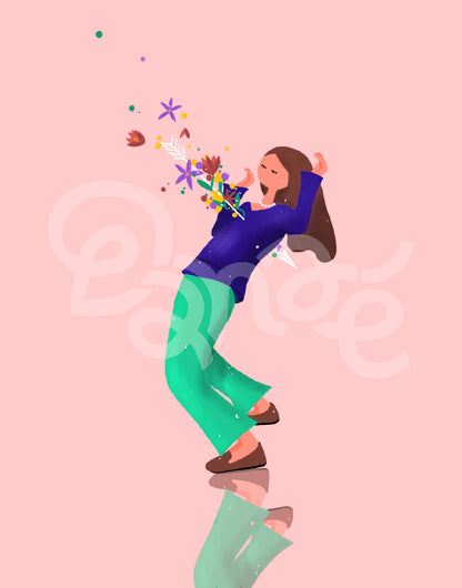 Carte Flèche dans le coeur